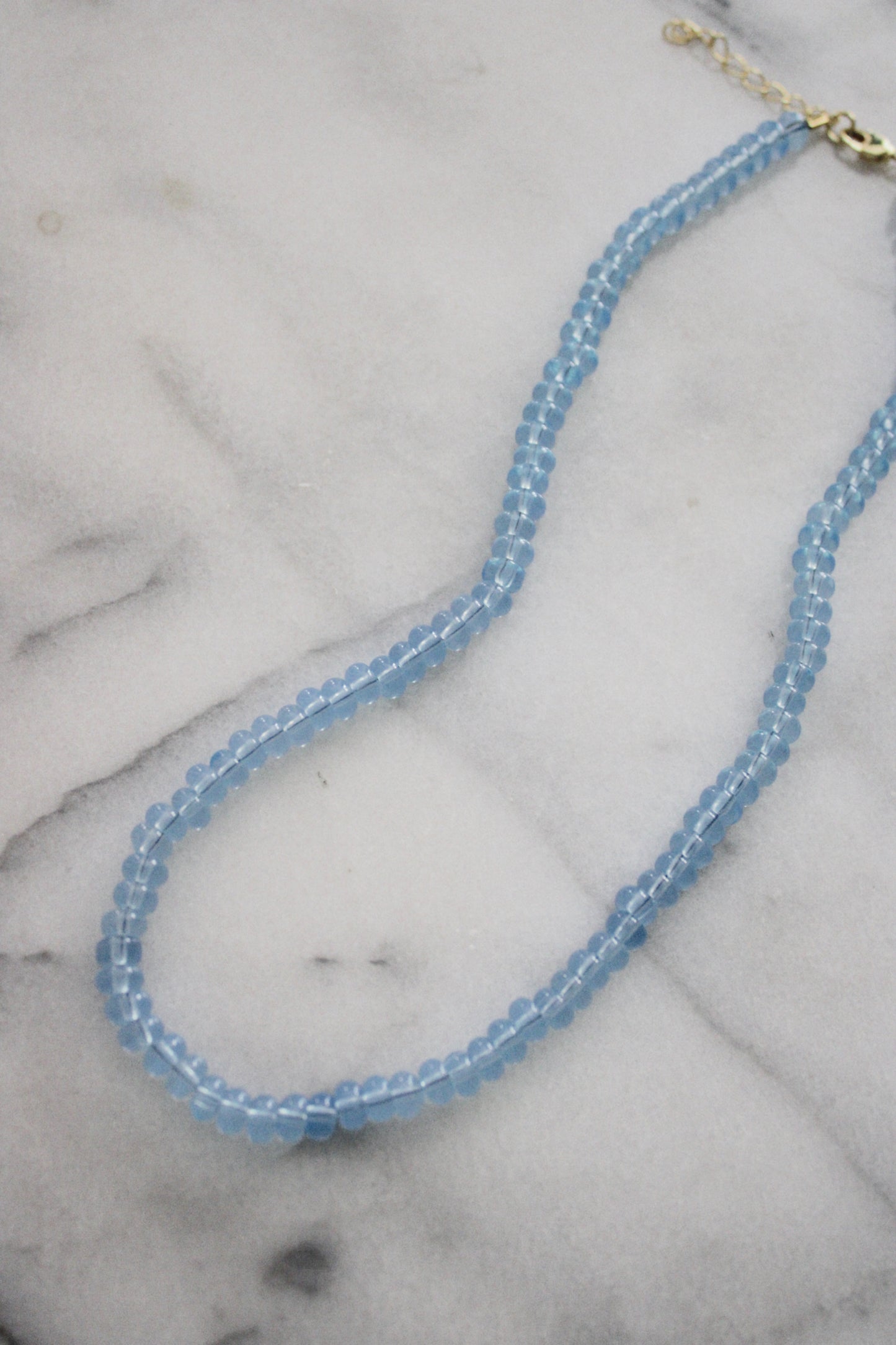 Blue Beaded Necklace