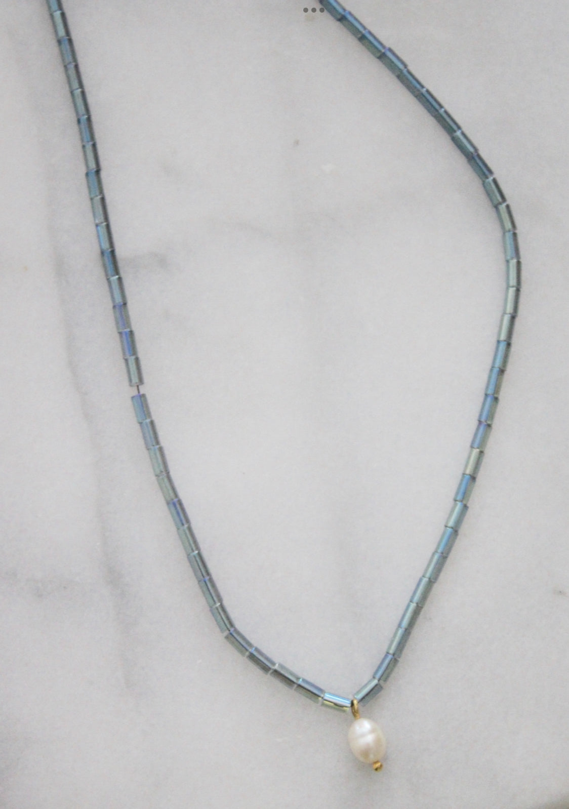 Iris Beaded Necklace