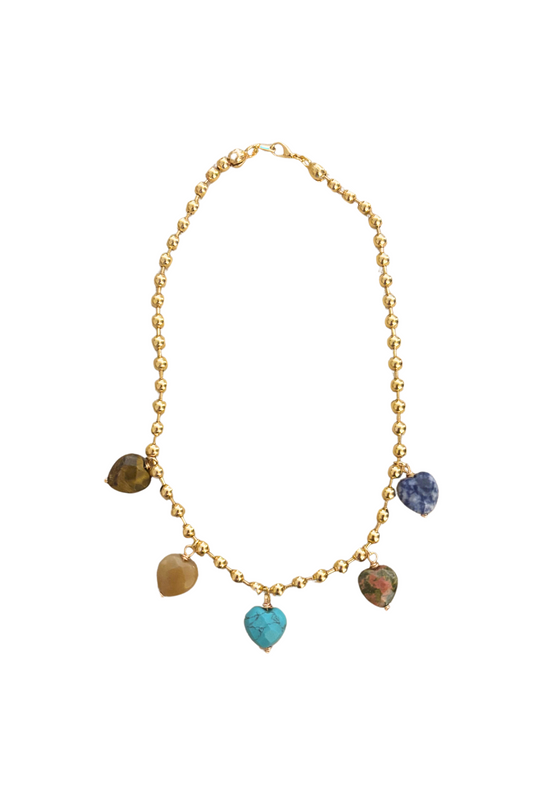 Five Hearts Necklace
