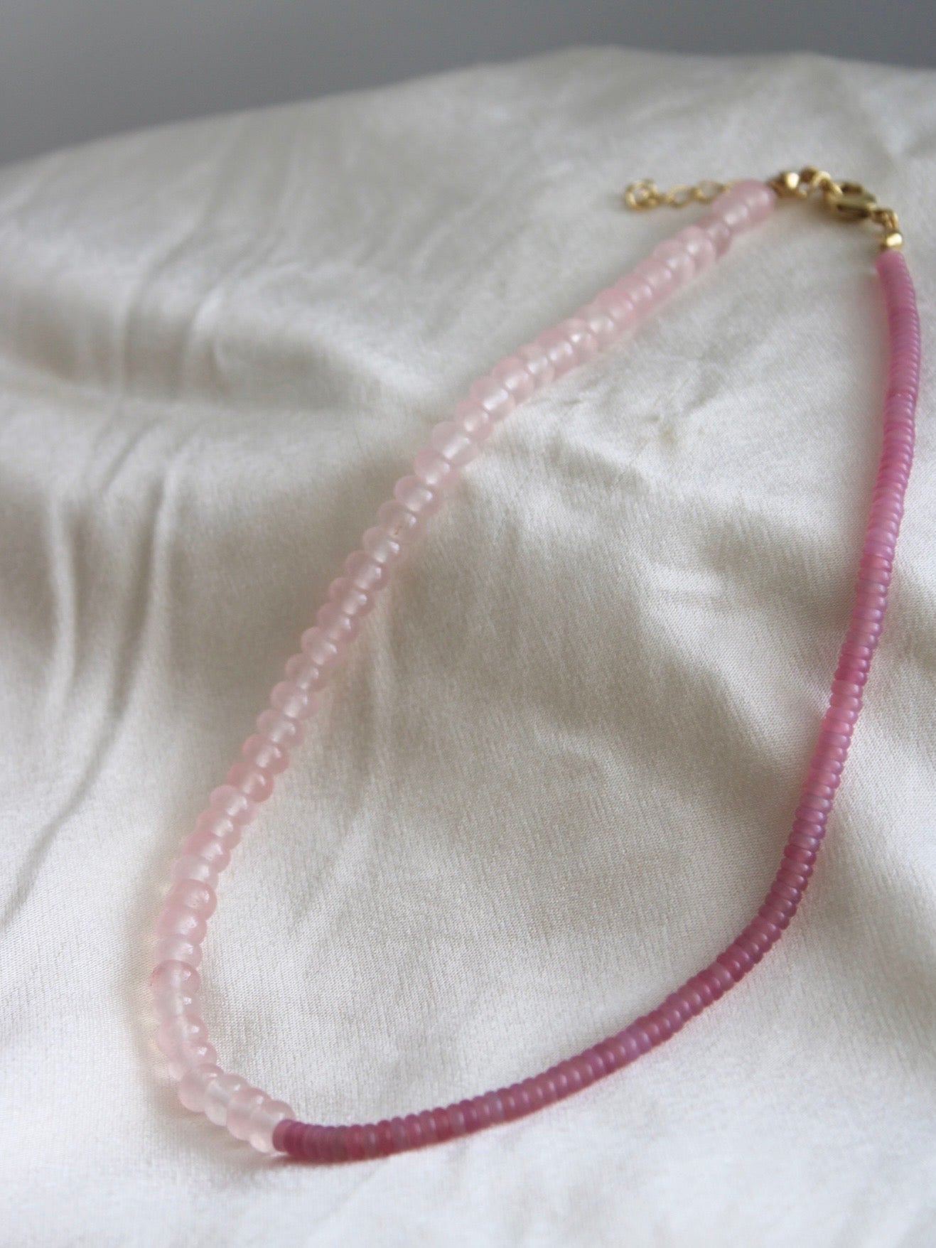 Half and Half Beaded Necklace